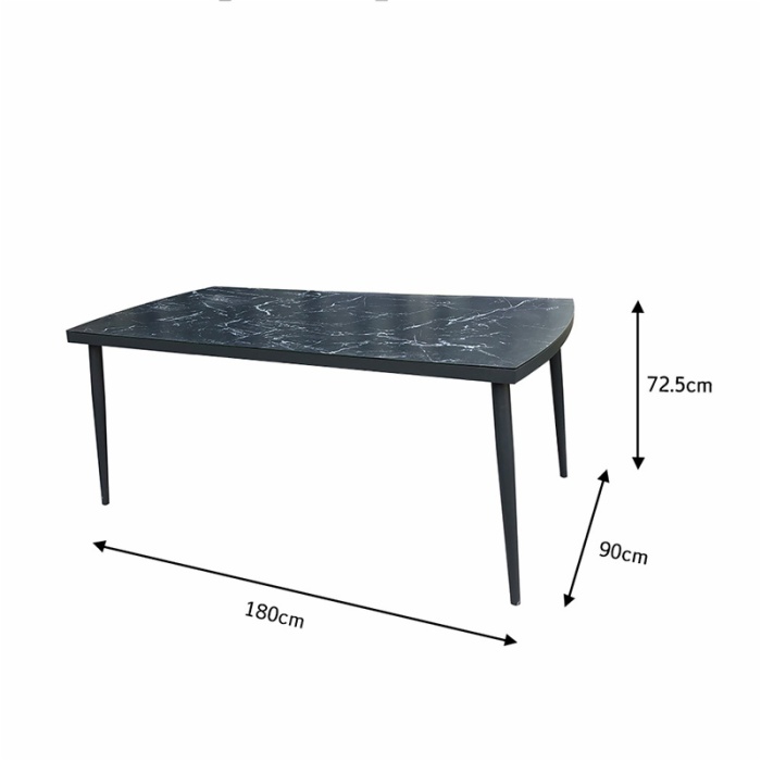 Aluminum Outdoor Dining Set 0075 7PCS