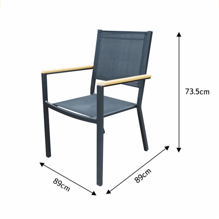 Steel Outdoor Dining Set 5PCS 1003