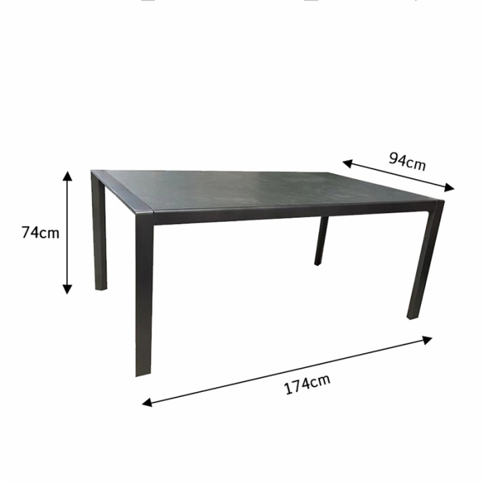 Aluminum Outdoor Dining Set 7PCS Set