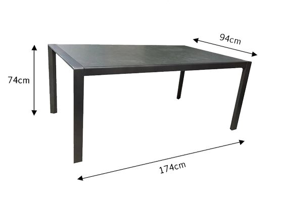 Aluminum Outdoor Dining Set 7PCS Set