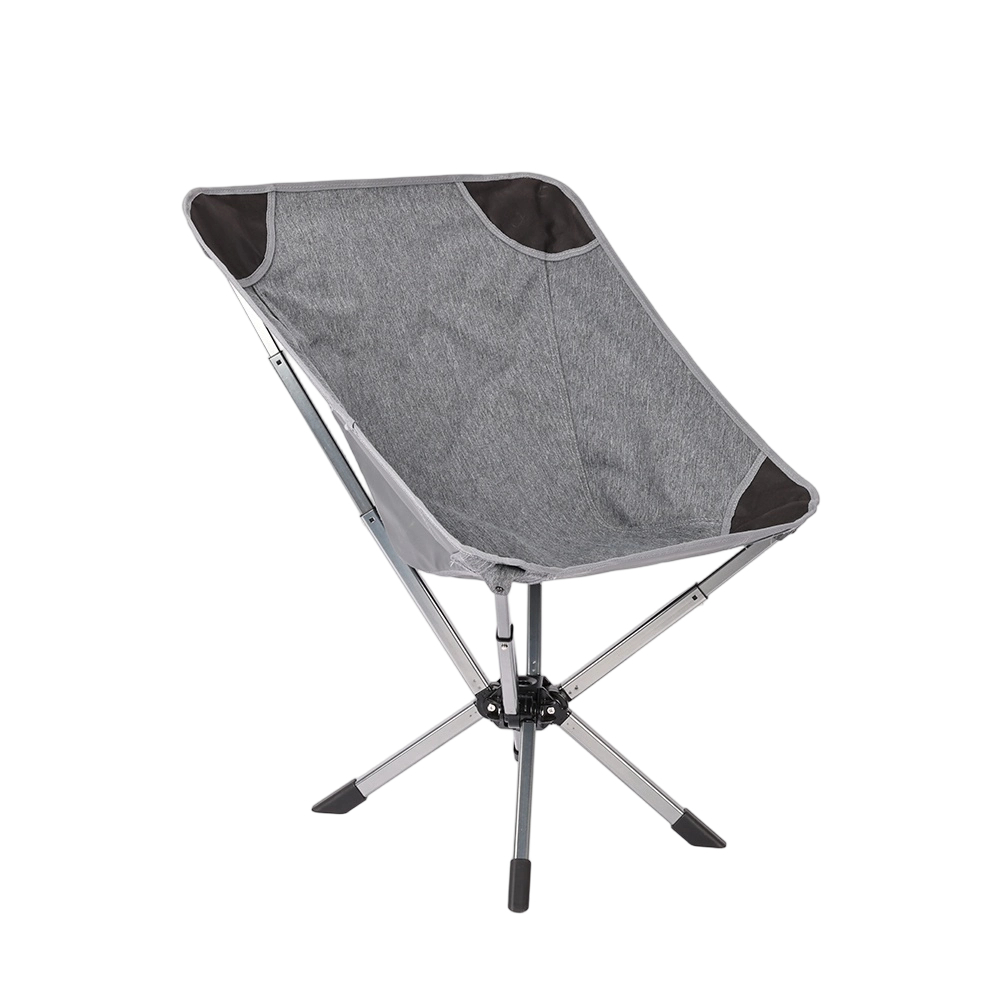 Lightweight Aluminum Oxford Quick Open Fishing Moon Chair Camping Folding Chair