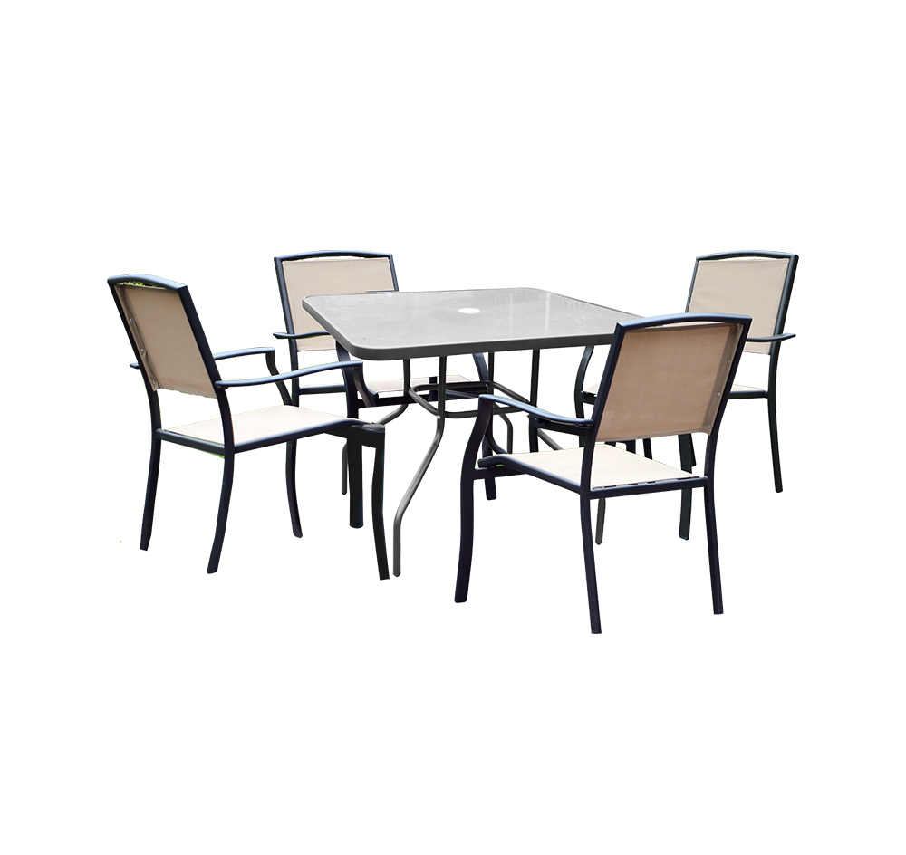 Steel Outdoor Dining Set 1004