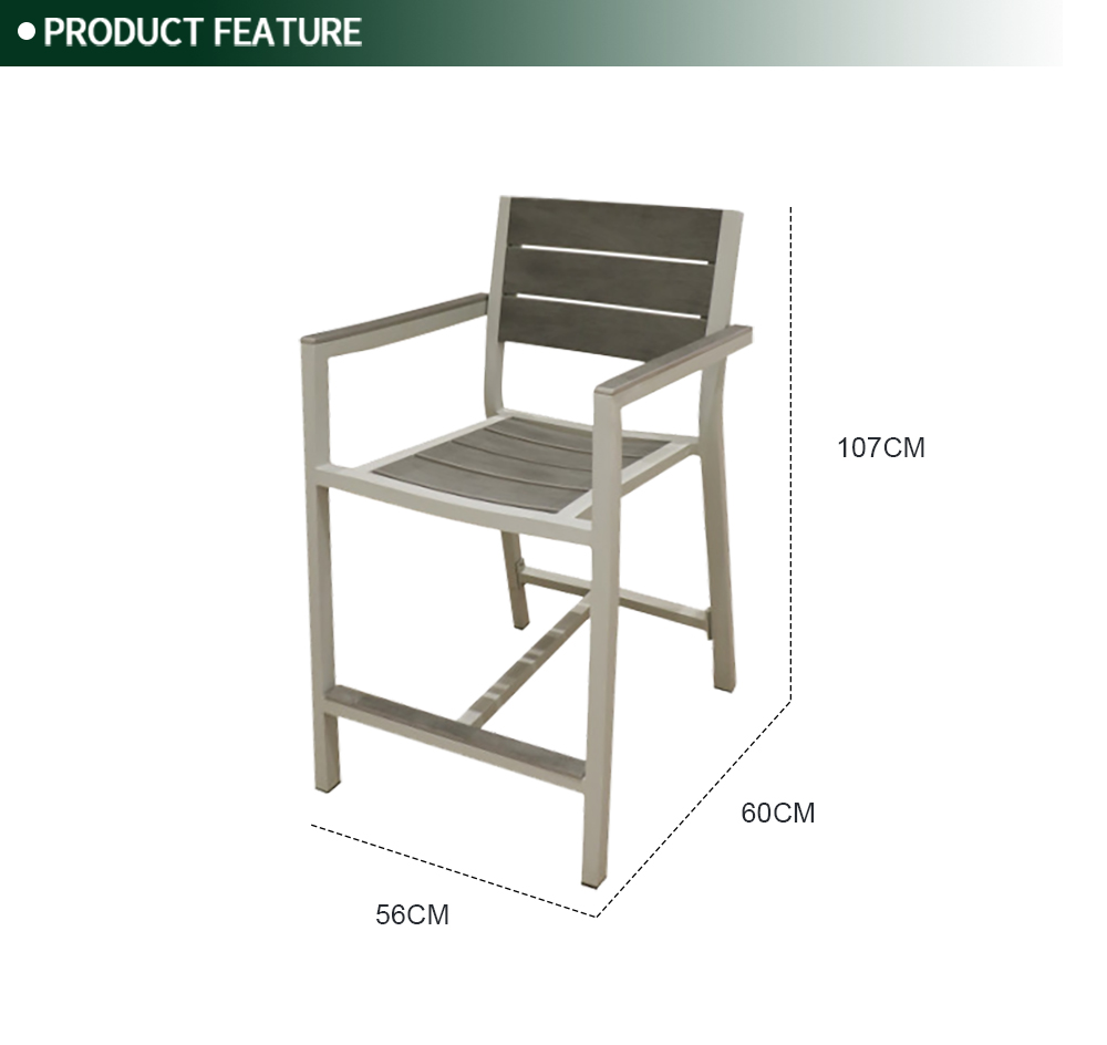 Aluminum Outdoor Bar Set 3004