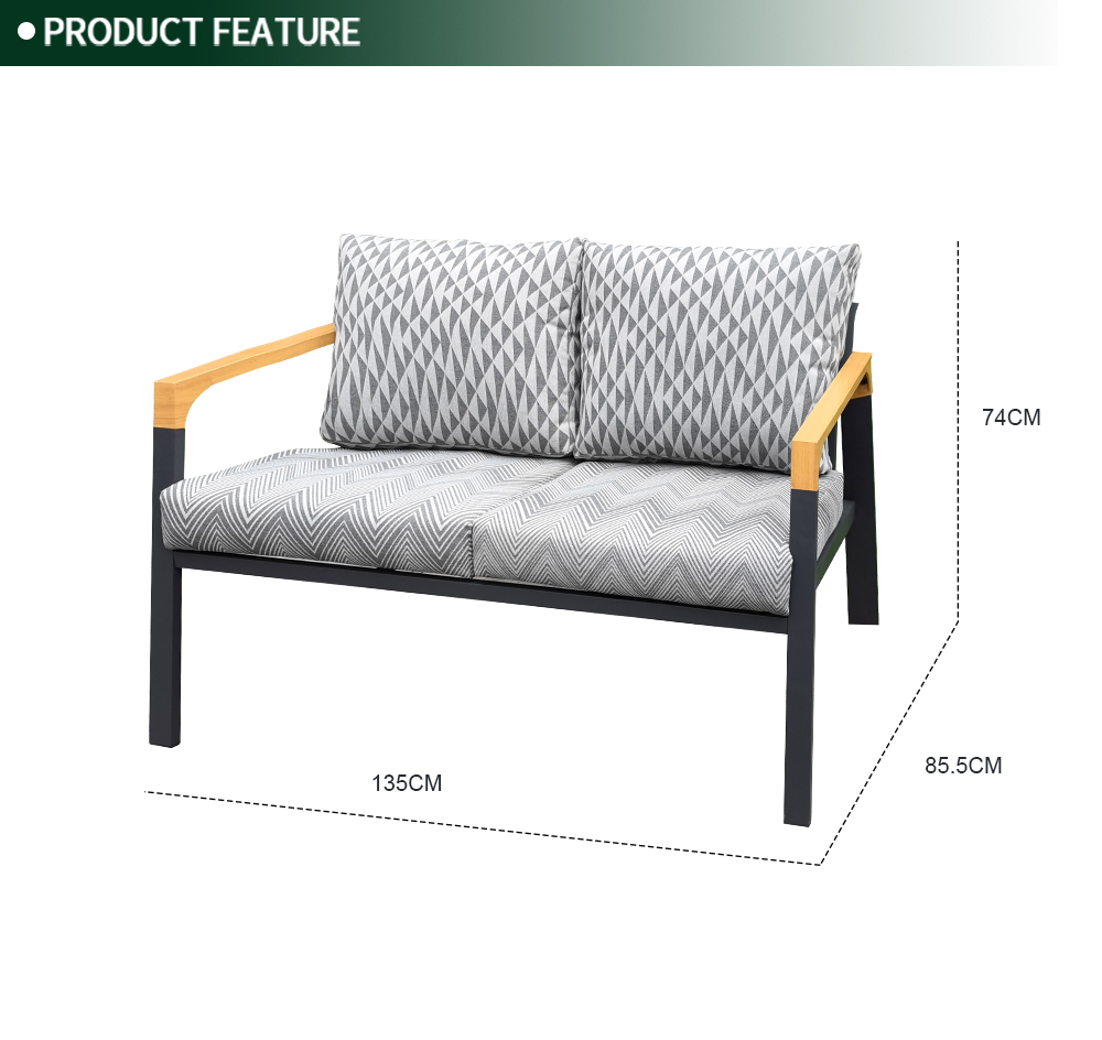 Aluminum Outdoor Sofa Set 0080