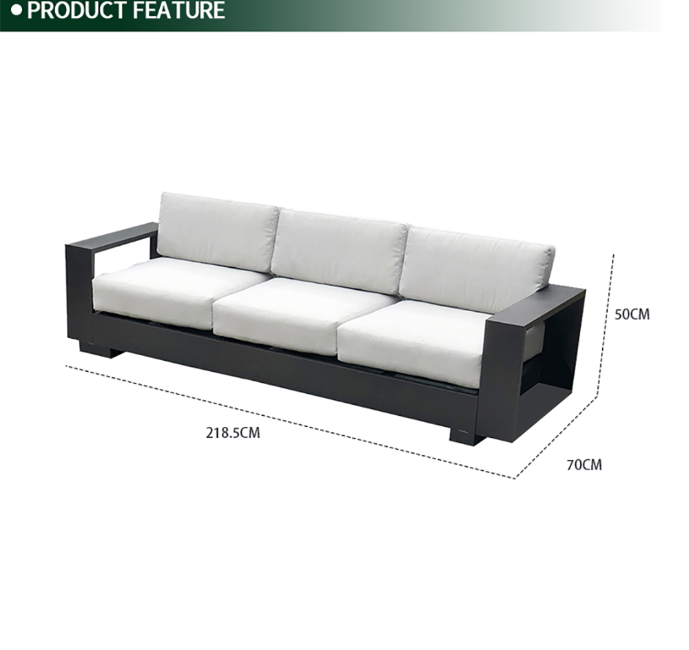 Aluminum Outdoor KD Sofa Set 2102