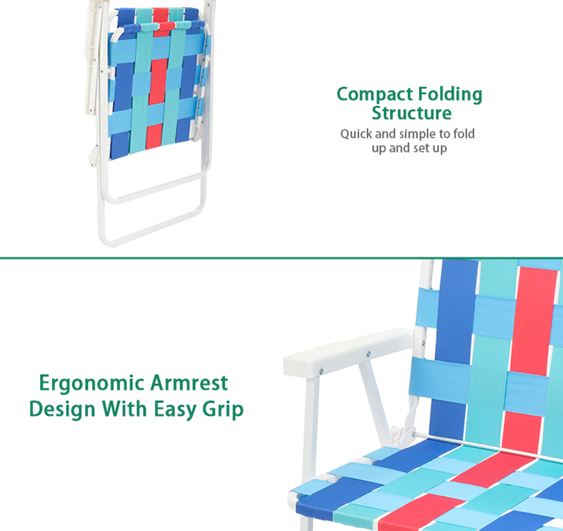 Camping Folding Lawn Beach Portable Backrest Beach Chair