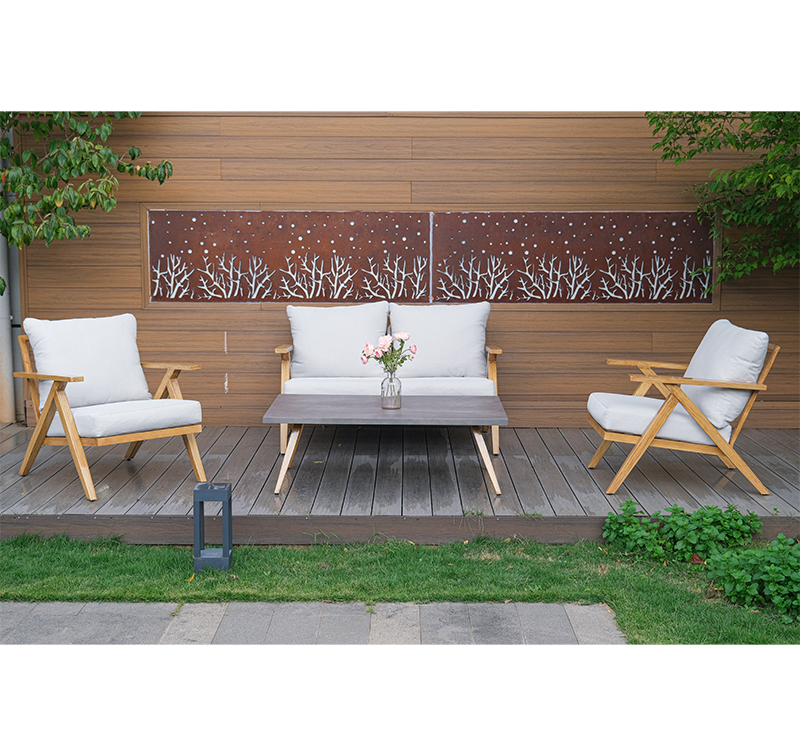 3 Pc Chair and 1PC Table Outdoor Conversation Set AF2205