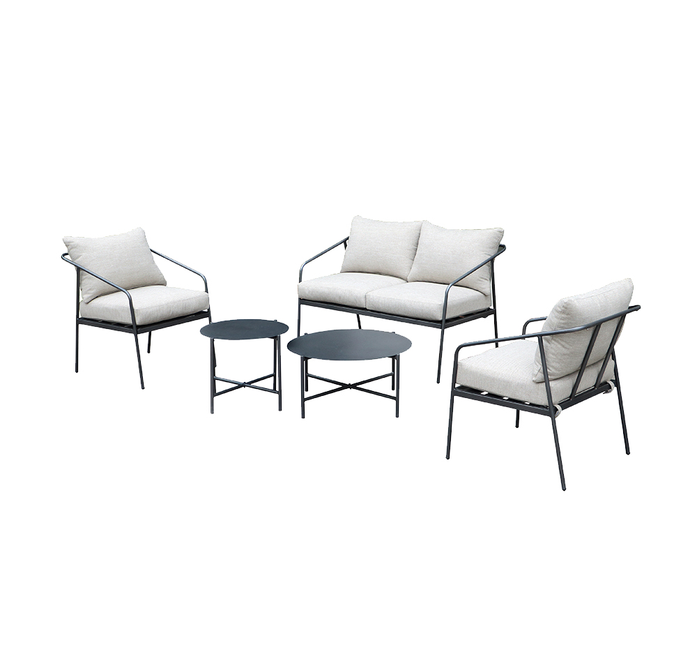 Steel Outdoor KD Sofa Set 2014