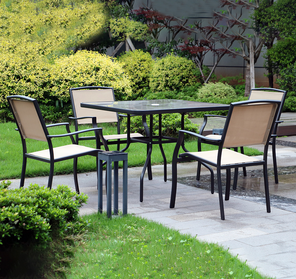 Steel Outdoor Dining Set 1004