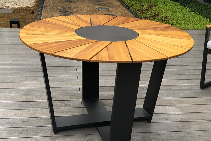Aluminum Outdoor Dining Set 5PCS 3101