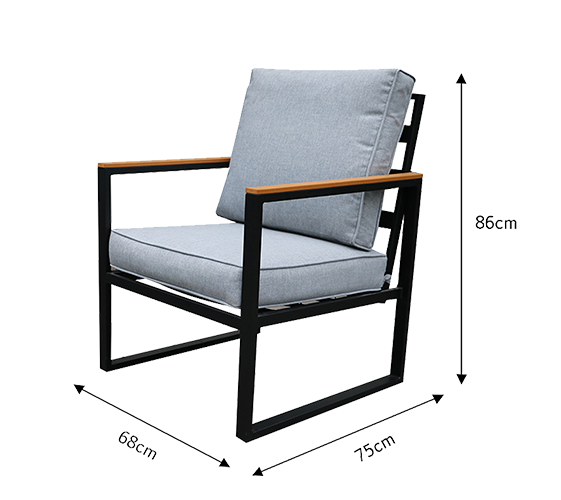 Steel Outdoor Kd Sofa Set 2001