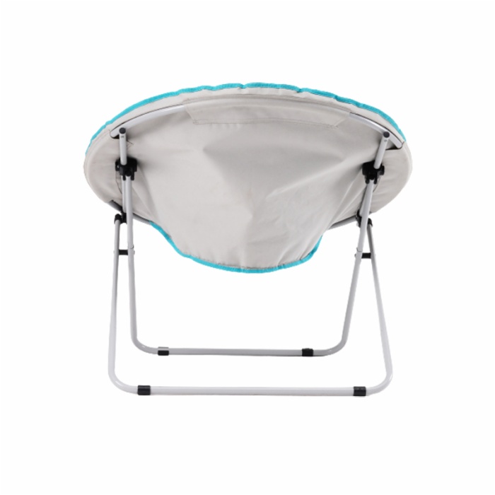 Folding Cozy Chair/Faux Fur Saucer Chair for Bedroom Outdoor Indoor Moon Chair