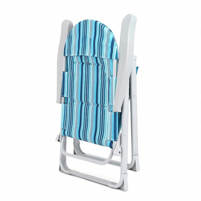 5 Position Outdoor Portable Folding Beach Padded Adjustable Beach Chair