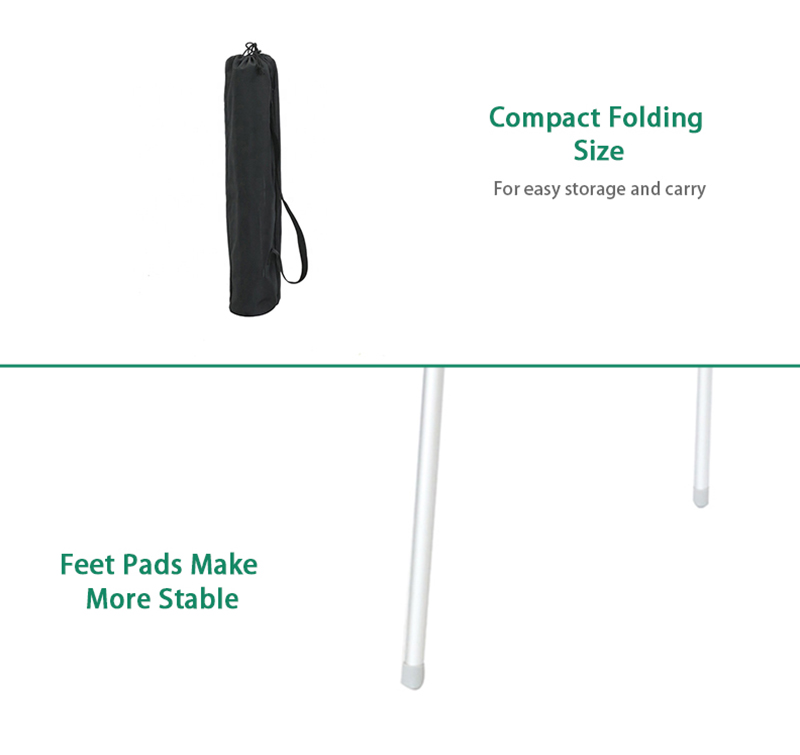 Aluminium Portable Camping Table Travel Folding Table Camping