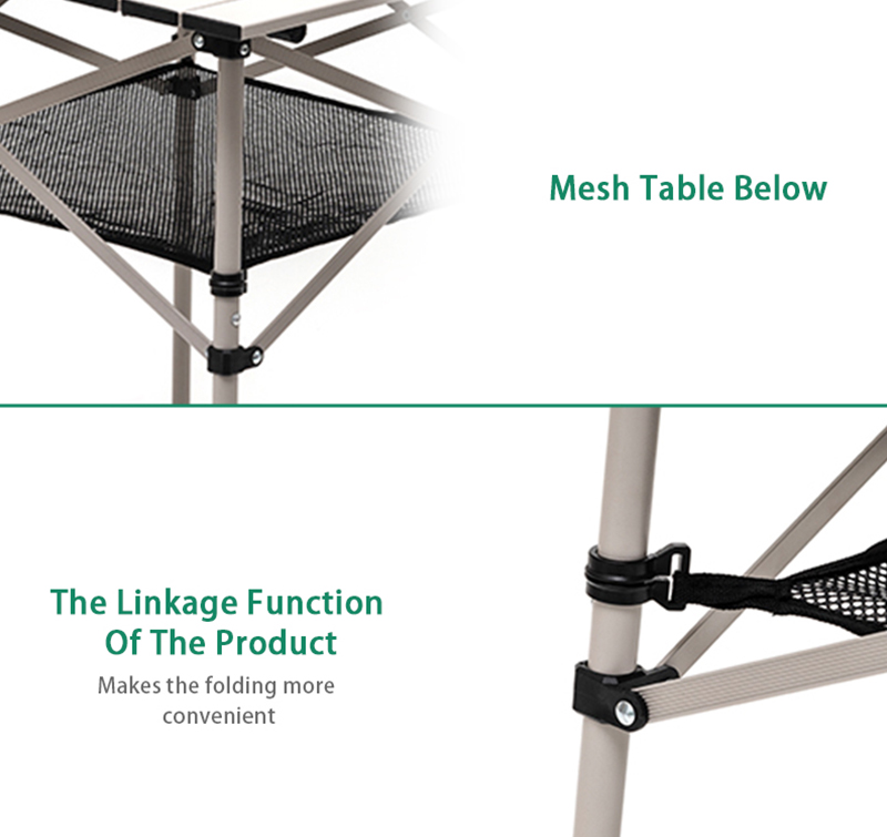 Aluminium Portable Camping Table Travel Folding Table Camping
