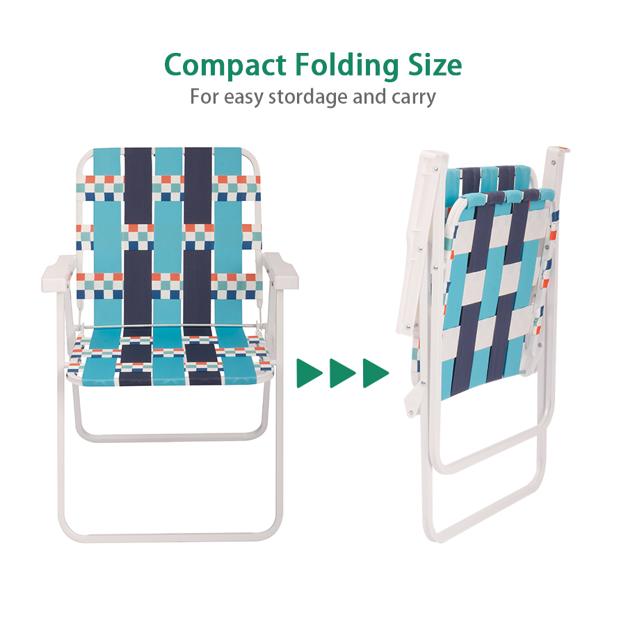 Camping Folding Lawn Beach Portable Backrest Beach Chair