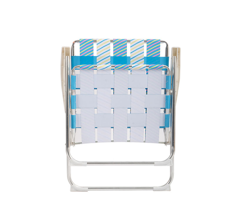 Beach Web Chair with PE Strap & Cool Armrests – Foldable Design