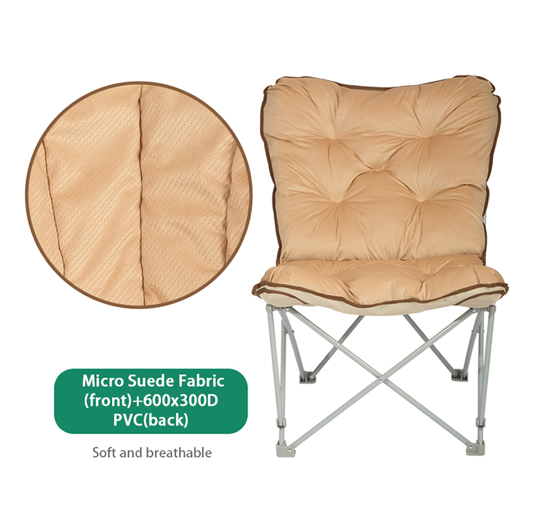 Comfortable Padded Butterfly Chair with Steel Frame – Foldable Design