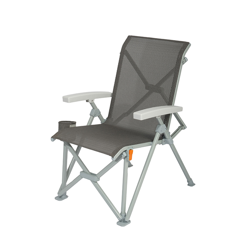 Lightweight Aluminum Folding Camping Chair – Anodized Rustproof Frame, Breathable Textilene Mesh, Supports 250 lbs for Backpacking & Travel