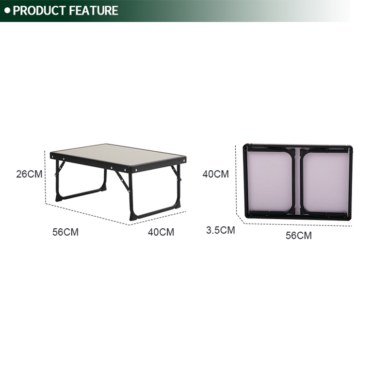 Ultra-Light Camping Table with 50kg Capacity, Only 1.9kg