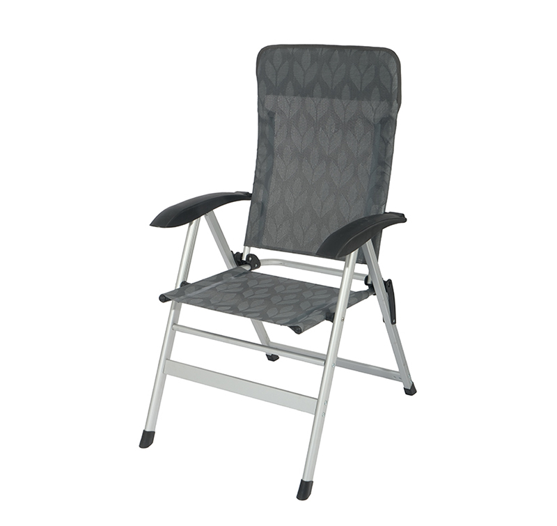 Luxury RV Camping Caravan Chair with 7 Reclining Positions and 120kg Load Capacity