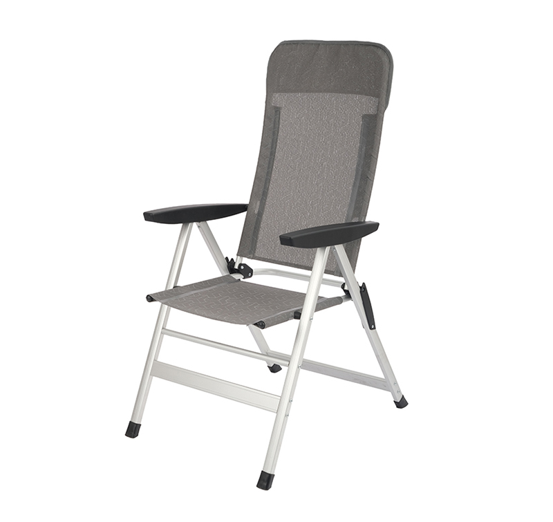 Folding RV Caravan Chair with 7 Positions and Luxurious Textilene Fabric