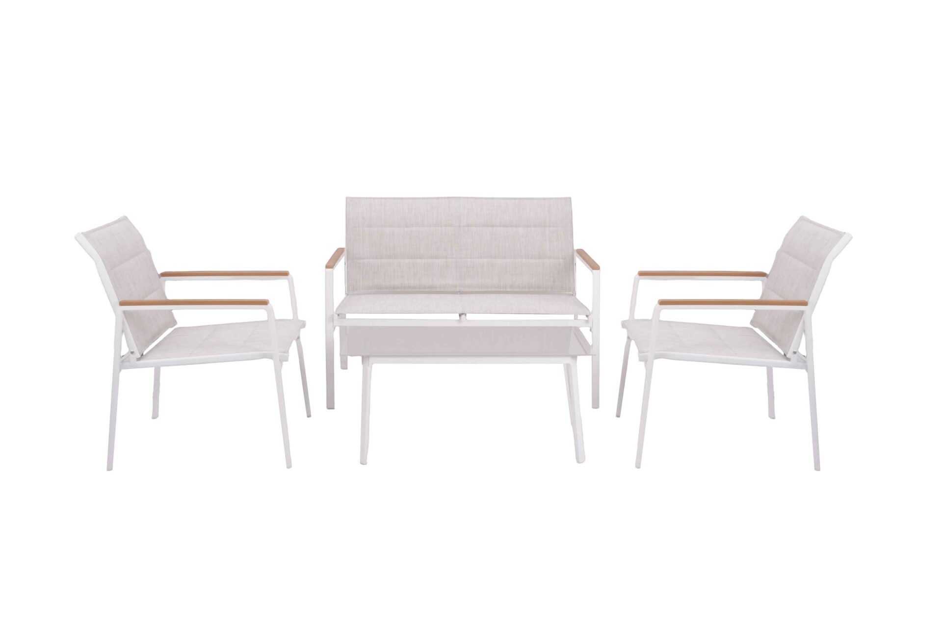 Kd Texitlene Padded Outdoor Sofa Set 1009