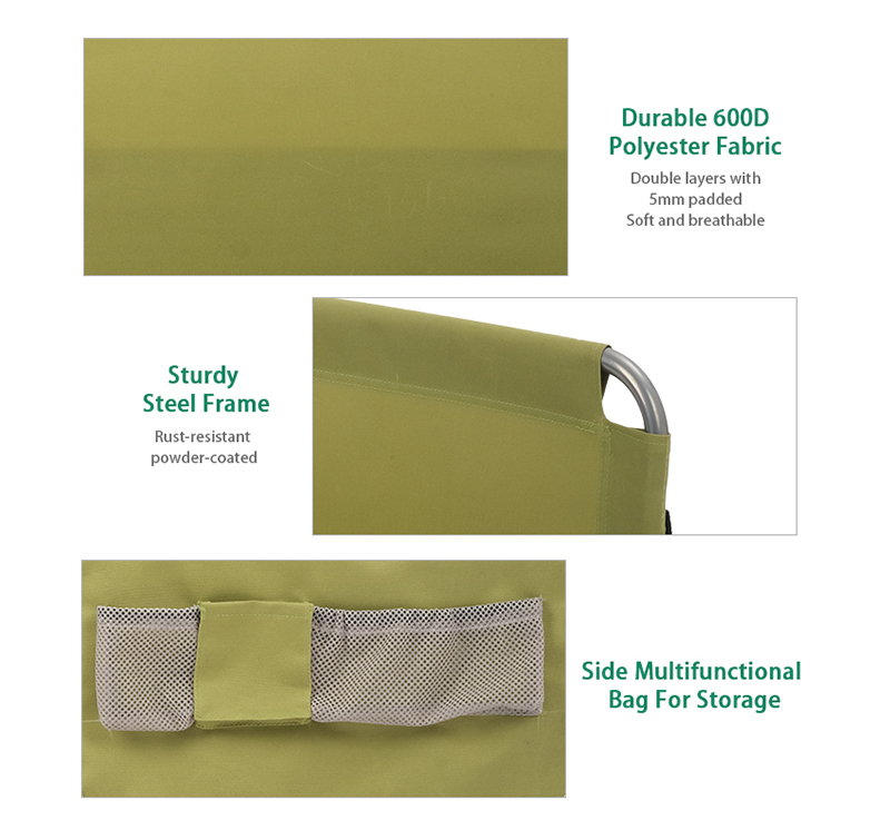 Low Profile Stadium Seat with Pocket – Portable Folding Chair for Outdoor Events
