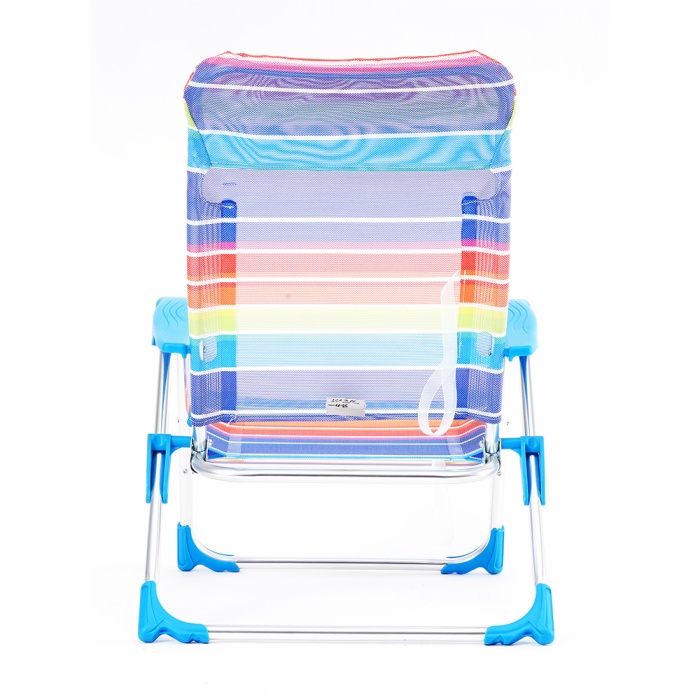 Outdoor Comfortable Aluminium Fishing Chair High Back Camping Folding Beach Chair