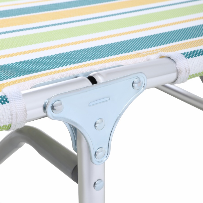 Adjustable Outdoor Folding Sun Lounger Beach Beds