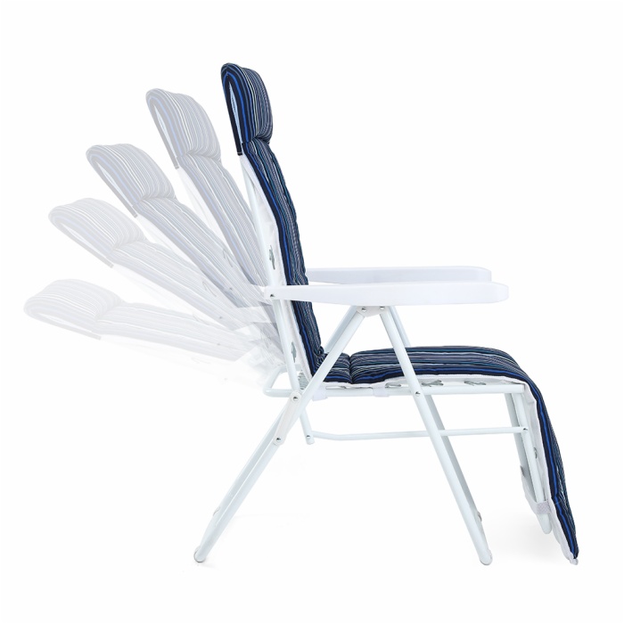 Outdoor Leisure Folding Chair Portable Recliner Picnic Beckrest Comfortable Camping Beach Chair