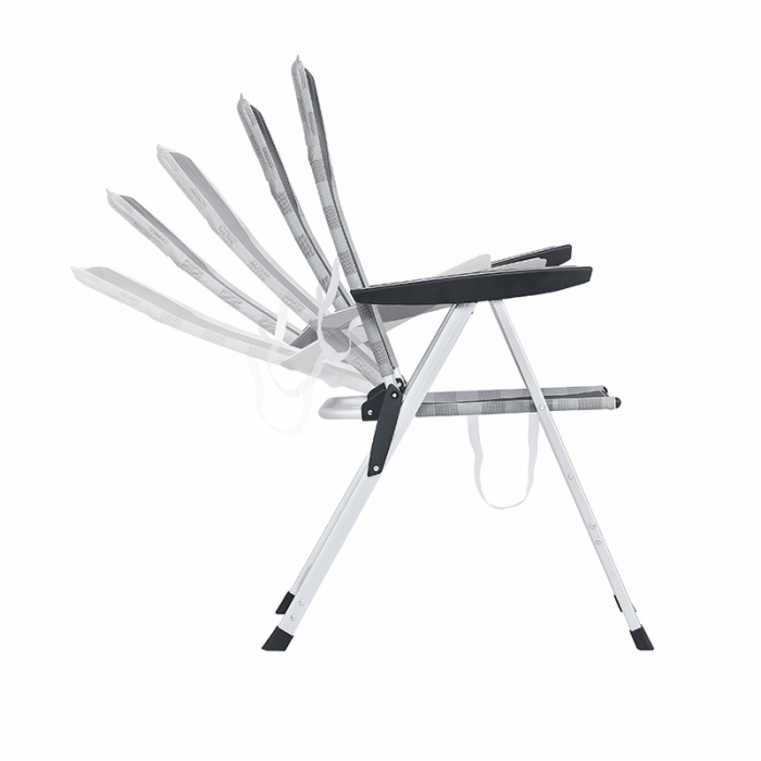 Outdoor Master 5 Position Lightweight Folding Chair Padded Aluminum Camping Chair